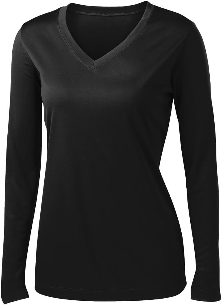 Women's Long Sleeve Moisture Wicking Athletic Shirts Dry Fit Workout Tops for Women