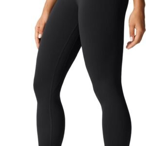 Womens High Waisted Workout Leggings 25" - Pilates Gym Athletic Yoga Pants Buttery Soft